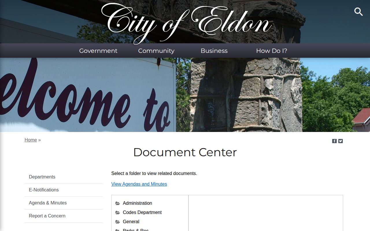 Eldon Police document center for Miller County arrest records